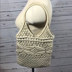 Vintage Boho crochet bag